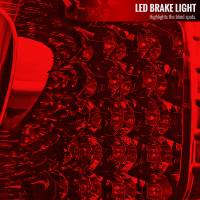 Spec'D Tuning Products - Spec-D 1998-2005 Lexus GS300/GS400/GS430 LED Tail Lights (Chrome Housing/Red Clear Lens) - Image 1