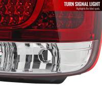 Spec'D Tuning Products - Spec-D 1998-2005 Lexus GS300/GS400/GS430 LED Tail Lights (Chrome Housing/Red Clear Lens) - Image 3