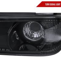 Spec'D Tuning Products - Spec-D 2004-2012 Chevrolet Colorado / GMC Canyon Corner Lights (Glossy Black Housing/Smoke Lens) - Image 1