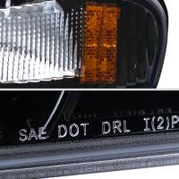 Spec'D Tuning Products - Spec-D 2004-2012 Chevrolet Colorado / GMC Canyon Corner Lights (Glossy Black Housing/Smoke Lens) - Image 3