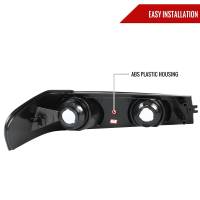 Spec'D Tuning Products - Spec-D 2004-2012 Chevrolet Colorado / GMC Canyon Corner Lights (Glossy Black Housing/Smoke Lens) - Image 5