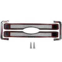 Spec'D Tuning Products - Spec-D 2011-2016 Ford F-250/F-350/F-450/F-550 SuperDuty Platinum Style Chrome ABS Grille Overlay - Image 7