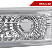 Spec'D Tuning Products - Spec-D 1999-2002 Chevrolet Silverado/ 2000-2006 Tahoe Suburban Bumper Lights (Chrome Housing/Clear Lens) - Image 1