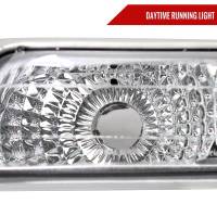 Spec'D Tuning Products - Spec-D 1999-2002 Chevrolet Silverado/ 2000-2006 Tahoe Suburban Bumper Lights (Chrome Housing/Clear Lens) - Image 2