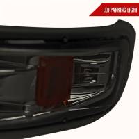 Spec'D Tuning Products - Spec-D 1999-2002 Chevrolet Silverado/ 2000-2006 Tahoe Suburban LED Bumper Lights (Chrome Housing/Smoke Lens) - Image 3