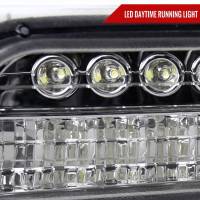 Spec'D Tuning Products - Spec-D 1999-2002 Chevrolet Silverado/ 2000-2006 Tahoe Suburban LED Bumper Lights (Chrome Housing/Clear Lens) - Image 1