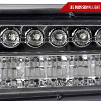 Spec'D Tuning Products - Spec-D 1999-2002 Chevrolet Silverado/ 2000-2006 Tahoe Suburban LED Bumper Lights (Chrome Housing/Clear Lens) - Image 2