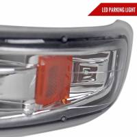 Spec'D Tuning Products - Spec-D 1999-2002 Chevrolet Silverado/ 2000-2006 Tahoe Suburban LED Bumper Lights (Chrome Housing/Clear Lens) - Image 3