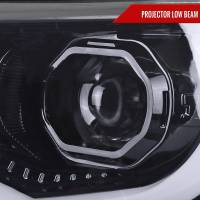 Spec'D Tuning Products - Spec-D 2015-2021 Chevrolet Colorado LED Bar Projector Headlights (Glossy Black Housing/Smoke Lens) - Image 1