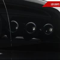 Spec'D Tuning Products - Spec-D 2009-2018 Dodge RAM 1500 / 2019-2021 RAM Classic / 2010-2018 RAM 2500 3500 Dual Halo Projector Headlights (Jet Black Housing/Clear Lens) - Image 3