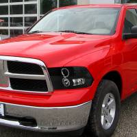 Spec'D Tuning Products - Spec-D 2009-2018 Dodge RAM 1500 / 2019-2021 RAM Classic / 2010-2018 RAM 2500 3500 Dual Halo Projector Headlights (Matte Black Housing/Clear Lens) - Image 8