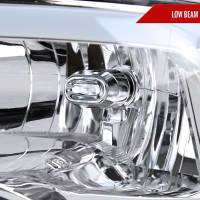 Spec'D Tuning Products - Spec-D 2009-2019 Dodge Ram 1500 2500 3500 Quad Style Headlights with LED Tube (Chrome Housing/Clear Lens) - Image 1