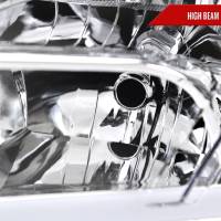 Spec'D Tuning Products - Spec-D 2009-2019 Dodge Ram 1500 2500 3500 Quad Style Headlights with LED Tube (Chrome Housing/Clear Lens) - Image 2