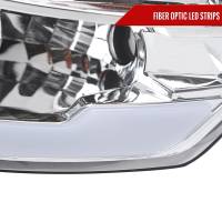 Spec'D Tuning Products - Spec-D 2009-2019 Dodge Ram 1500 2500 3500 Quad Style Headlights with LED Tube (Chrome Housing/Clear Lens) - Image 3