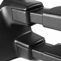 Spec'D Tuning Products - Spec-D 1999-2015 Ford F-250/F-350/F-450/F-550 Power Adjustable, Heated, & Manual Extendable Towing Mirrors w/ Smoke Lens Turn Signal Lights - Image 2