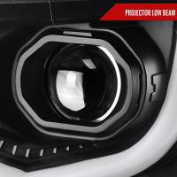 Spec'D Tuning Products - Spec-D 2015-2021 Chevrolet Colorado LED Bar Projector Headlights (Matte Black Housing/Clear Lens) - Image 1