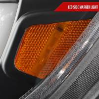 Spec'D Tuning Products - Spec-D 2015-2021 Chevrolet Colorado LED Bar Projector Headlights (Matte Black Housing/Clear Lens) - Image 4