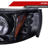 Spec'D Tuning Products - Spec-D 1994-1997 Honda Accord Dual Halo Projector Headlights (Glossy Black Housing/Smoke Lens) - Image 3