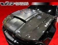 VIS Racing - VIS Racing Carbon Fiber Hood Stalker Style for Ford MUSTANG 2DR 10-12 - Image 6