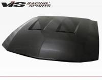 VIS Racing - VIS Racing Carbon Fiber Hood Heat Extractor Style for Ford MUSTANG 2DR 05-09 - Image 1