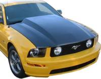 VIS Racing - VIS Racing Carbon Fiber Hood Cowl Induction Style for Ford MUSTANG 2DR 05-09 - Image 1