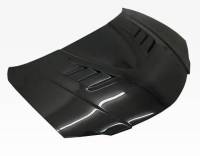 VIS Racing - VIS Racing Carbon Fiber Hood V Speed Style for Mazda 3 4DR 04-09 - Image 1