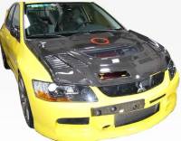 VIS Racing - VIS Racing Carbon Fiber Hood JC Style for Mitsubishi EVO 8 4DR 03-05 - Image 2