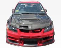 VIS Racing - VIS Racing Carbon Fiber Hood JC Style for Mitsubishi EVO 8 4DR 03-05 - Image 3