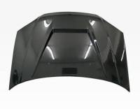 VIS Racing - VIS Racing Carbon Fiber Hood Invader Style for Honda Civic 2DR & 4DR 01-03 - Image 3