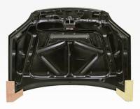 VIS Racing - VIS Racing Carbon Fiber Hood Invader Style for Honda Civic 2DR & 4DR 01-03 - Image 4