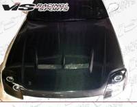 VIS Racing - VIS Racing Carbon Fiber Hood JS Style for Honda Prelude 2DR 97-01 - Image 1