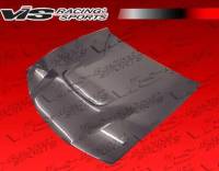 VIS Racing - VIS Racing Carbon Fiber Hood JS Style for Nissan 240SX 2DR 97-98 - Image 2