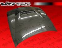 VIS Racing - VIS Racing Carbon Fiber Hood JS Style for Nissan 240SX 2DR 97-98 - Image 3