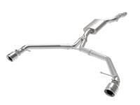 aFe MACH Force-Xp 13-16 Audi Allroad L4 SS Axle-Back Exhaust w/ Polished Tips
