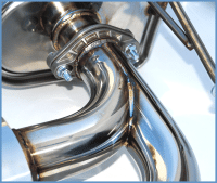 Invidia - Invidia 14-17 VW Golf-R Q300 w/ Oval Stainless Steel Tips Cat-Back Exhaust - Image 3
