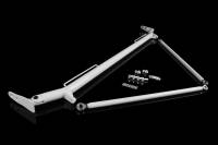 BRAUM Racing 05-14 Ford Mustang Harness Bar Kit - White Gloss - Each