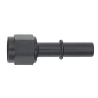 DeatschWerks - DeatschWerks 6AN Female Flare Swivel to 3/8in Male EFI Quick Disconnect - Anodized Matte Black - Image 1