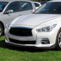Spec'D Tuning Products - Spec-D 2014-2018 Infiniti Q50 Sport Matte Black Polypropylene 3PC Bumper Lip - Image 8