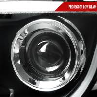 Spec'D Tuning Products - Spec-D 2008-2009 Pontiac G8 LED Bar Projector Headlights (Matte Black Housing/Clear Lens) - Image 1