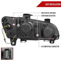 Spec'D Tuning Products - Spec-D 2008-2009 Pontiac G8 LED Bar Projector Headlights (Matte Black Housing/Clear Lens) - Image 5