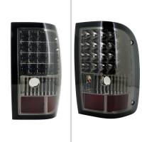 Spec'D Tuning Products - Spec-D 2006-2011 Ford Ranger LED Tail Lights (Chrome Housing/Smoke Lens) - Image 1