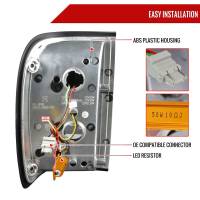 Spec'D Tuning Products - Spec-D 2006-2011 Ford Ranger LED Tail Lights (Chrome Housing/Smoke Lens) - Image 5