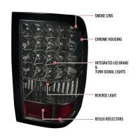Spec'D Tuning Products - Spec-D 2006-2011 Ford Ranger LED Tail Lights (Chrome Housing/Smoke Lens) - Image 6