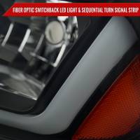 Spec'D Tuning Products - Spec-D 2006-2010 Dodge Charger Switchback Sequential LED Bar Factory Style Headlights (Matte Black Housing/Smoke Lens) - Image 3