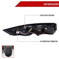 Spec'D Tuning Products - Spec-D 2005-2008 Porsche 911 997 Carrera / 2007-2009 911 997 GT3 LED Tail Lights (Chrome Housing/Smoke Lens) - Image 6