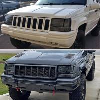 Spec'D Tuning Products - Spec-D 1993-1998 Jeep Grand Cherokee Corner Lights w/ Amber Reflectors (Chrome Housing/Smoke Lens) - Image 8