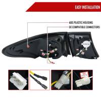 Spec'D Tuning Products - Spec-D 2007-2009 Lexus LS460 LED Tail Lights + Trunk Lights (Chrome Housing/Smoke Lens) - Image 5