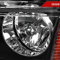 Spec'D Tuning Products - Spec-D 2006-2010 Dodge Charger Factory Style Headlights w/ Corner Lights (Matte Black Housing/Clear Lens) - Image 1