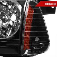 Spec'D Tuning Products - Spec-D 2006-2010 Dodge Charger Factory Style Headlights w/ Corner Lights (Matte Black Housing/Clear Lens) - Image 3