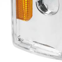 Spec'D Tuning Products - Spec-D 1988-1993 GMC Sierra/Yukon Chevrolet Silverado Corner Lights w/ Amber Reflectors (Chrome Housing/Clear Lens) - Image 4
